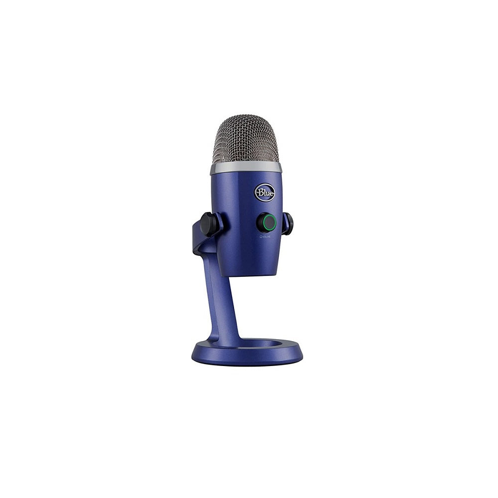 Microfono Condensador, Difusión De  Gaming Azul con Negro