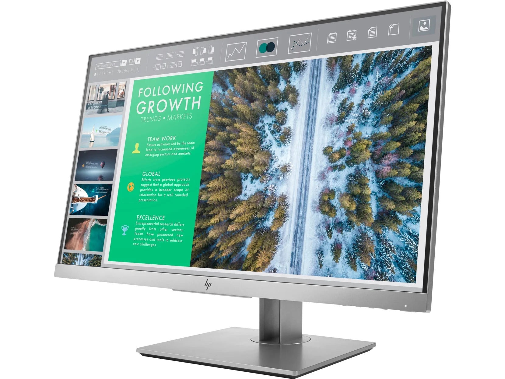 Monitor HP EliteDisplay E243, 23.8" FHD Led, VGA, HDMI, USB, 3Y (1FH47AA)