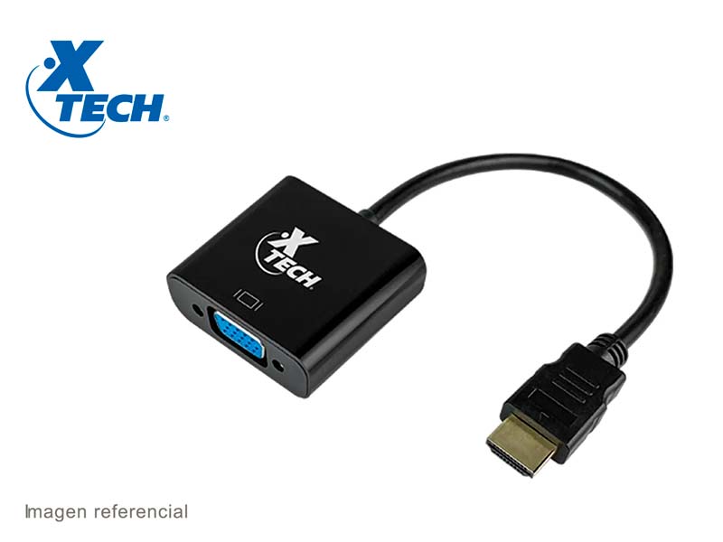 Adaptador Xtech XTC-363, HDMI a VGA