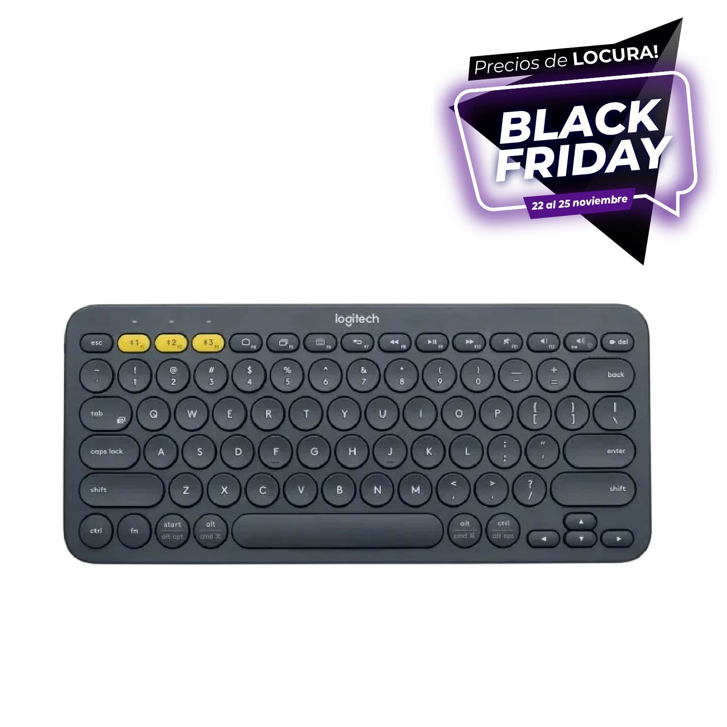 Teclado Logitech K380 multi-device Bluetooth 1 Año