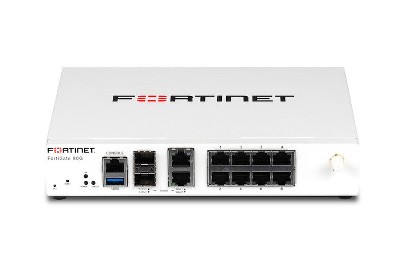 Firewall FortiGate-90G, 8 RJ45, 2 RJ45/SFP+, 3Y solo hardware (FG-90G)