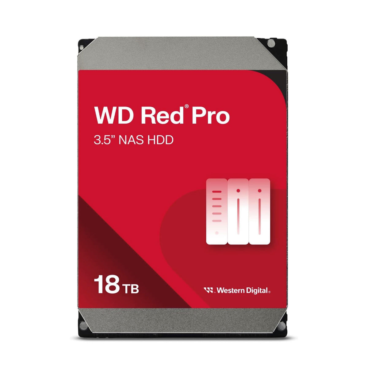 Disco Duro NAS WD RedPro 18TB, SATA 6Gb/s, 7.2K, 512MB, 3.5", 5Y (WD181KFGX)