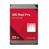 Disco Duro NAS WD RedPro 22TB, SATA 6Gb/s, 7.2K, 512MB, 3.5", 5Y (WD221KFGX)