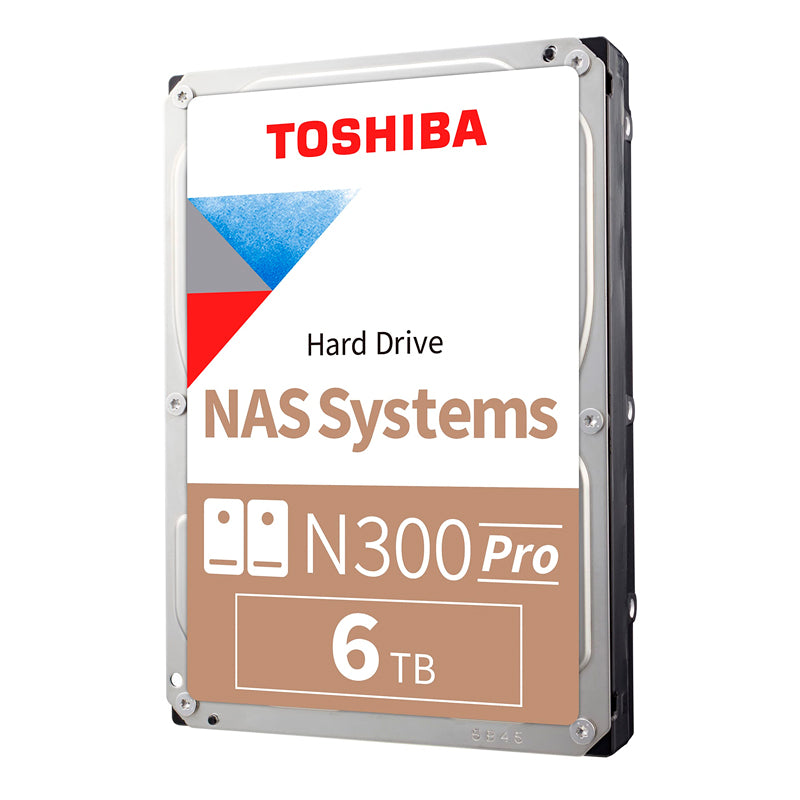 Disco Duro NAS Toshiba N300 PRO , 6TB, SATA 6.0Gb/s, 7200rpm, 256MB Cache, 3.5", 5Y