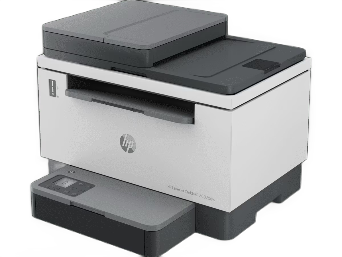 Impresora Mult. HP LaserJet Tank 2602SDW, B/N, USB, WiFi, LAN, Dúplex, ADF (2R7F5A)