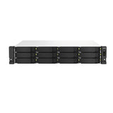 Almacenamiento NAS QNAP TS-1264U-RP-8G, 50TB, 4C, 8GB RAM, 12 Bahias, 2 años