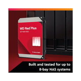 Disco Duro NAS WD RedPlus 10TB, SATA 6Gb/s, 7.2K, 256MB, 3.5", 3Y (WD101EFBX)