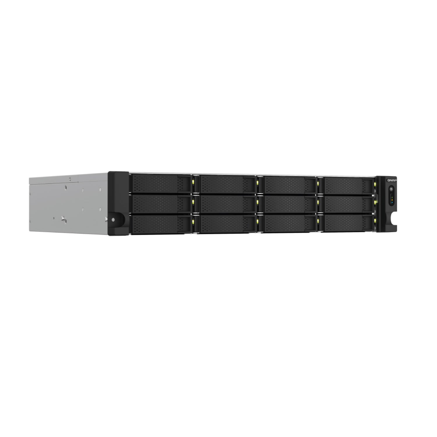 Almacenamiento NAS QNAP TS-1264U-RP-8G, 100TB, 4C, 8GB RAM, 12 Bahias, 2 años