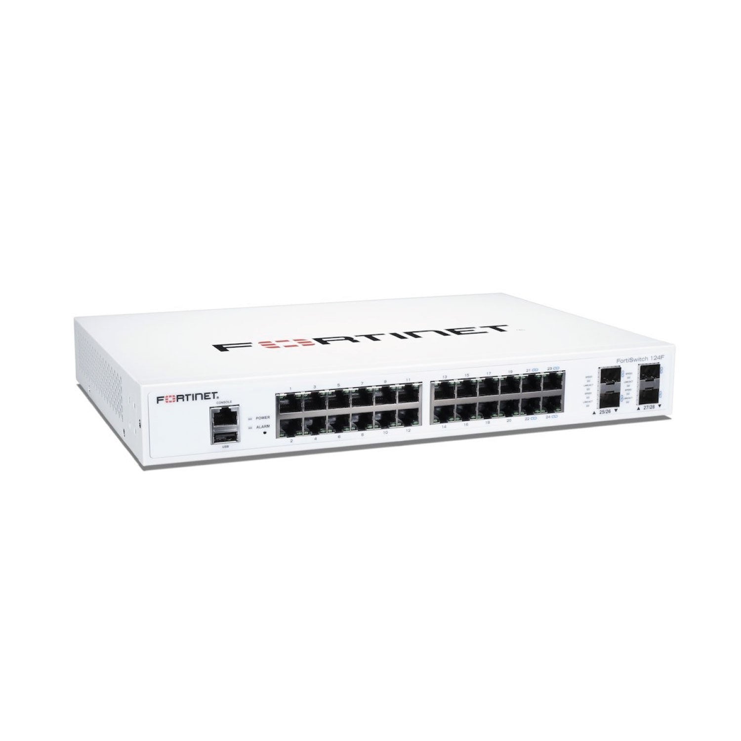 FortiSwitch 124F, 24 GbE, 4 SFP+, 3Y (FS-124F)