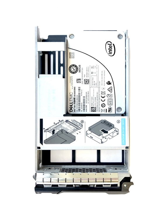 Disco Duro Servidor DELL 960GB SSD, SATA 6Gbps 512e, 2.5", HotPlug (400-BCSS)