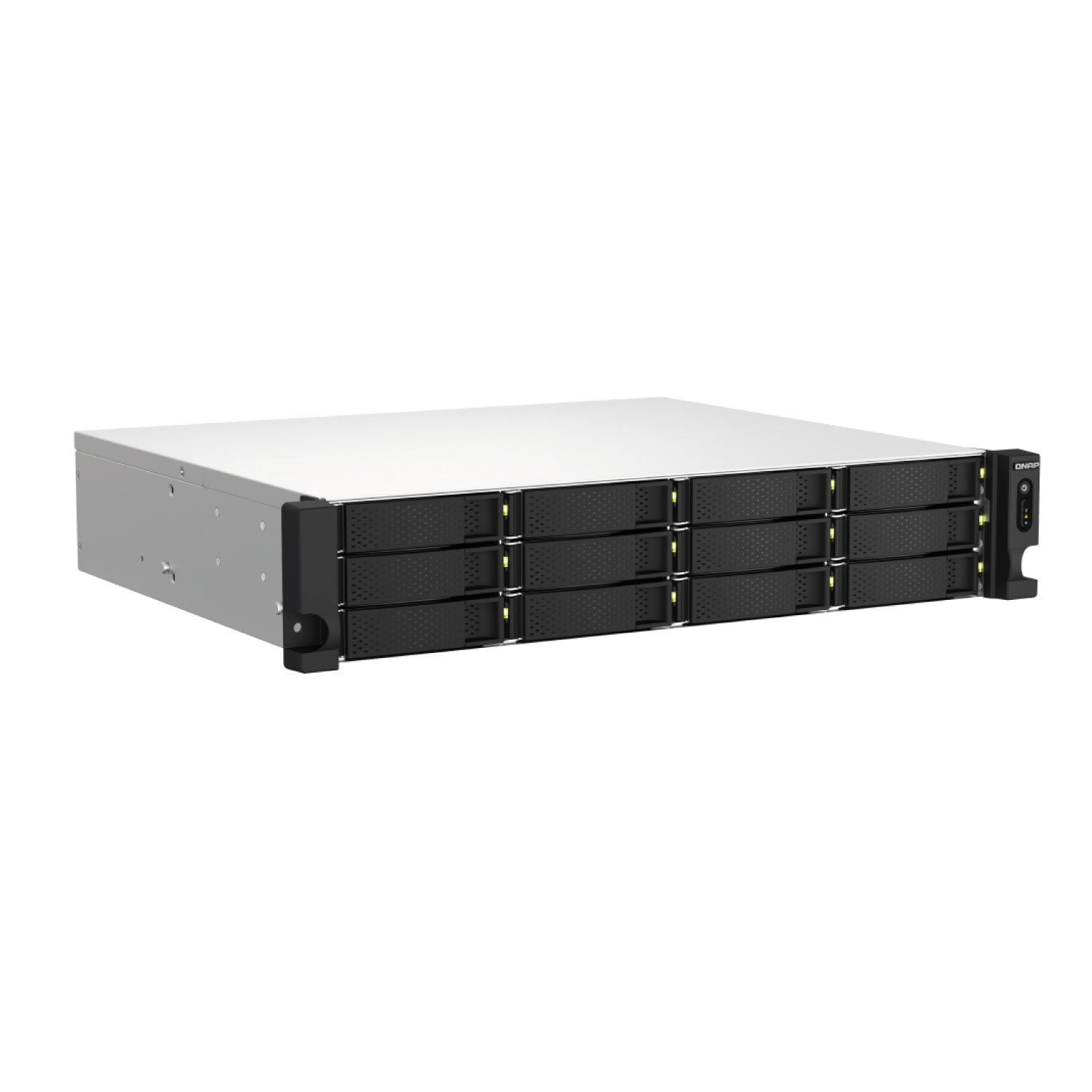 Almacenamiento NAS QNAP TS-1264U-RP-8G, 20TB, 4C, 8GB RAM, 12 Bahias, 2 años