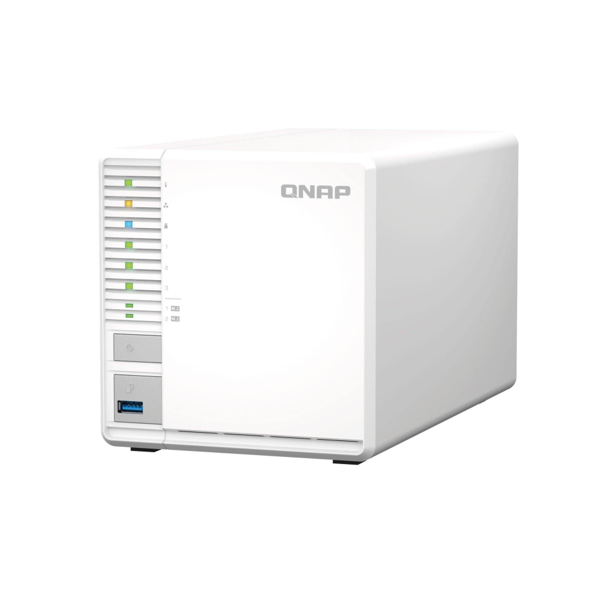 Almacenamiento NAS QNAP TS-364-8G, 60TB, 4C, 8GB RAM, 3X3.5" 3 Bahia, 2 años