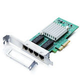Tarjeta de Red Servidor Intel I350-T4 Quad Port 1GbE PCIe Perfil Bajo (I350-T4)