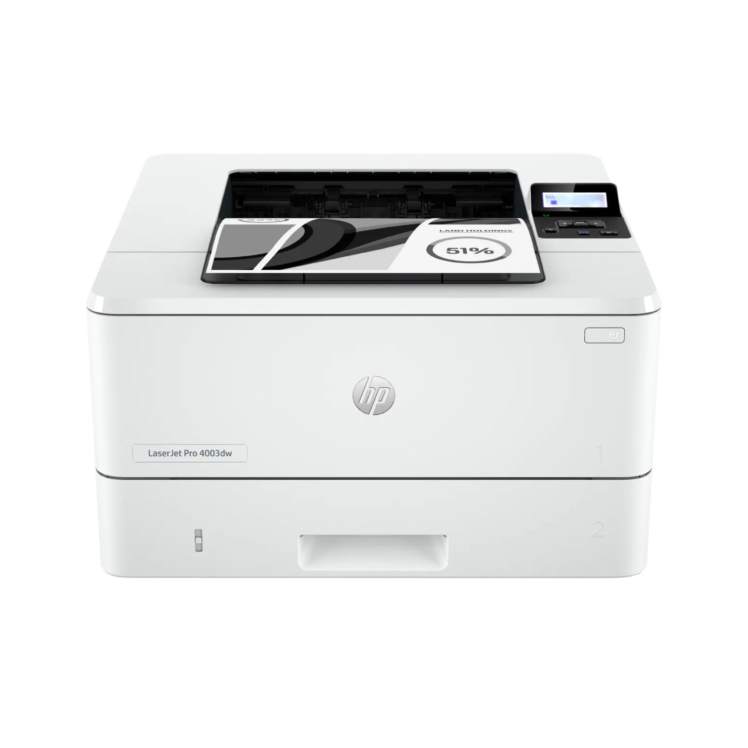 Impresora HP LaserJet Pro 4003dw vista frontal