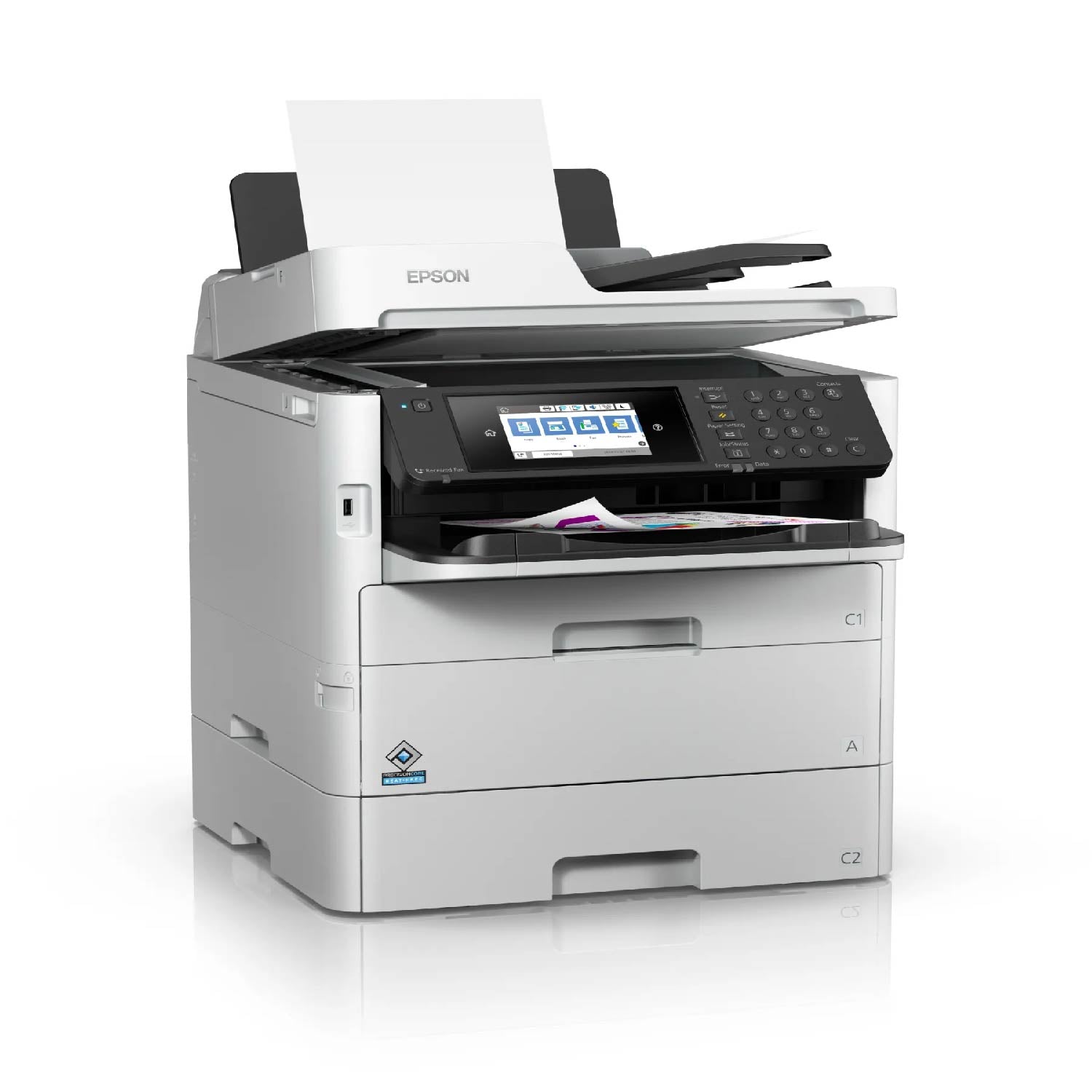 Impresora Mult. Epson WorkForce C579R, USB, WiFi, LAN, Dúplex, 1Y (C11CG77301)