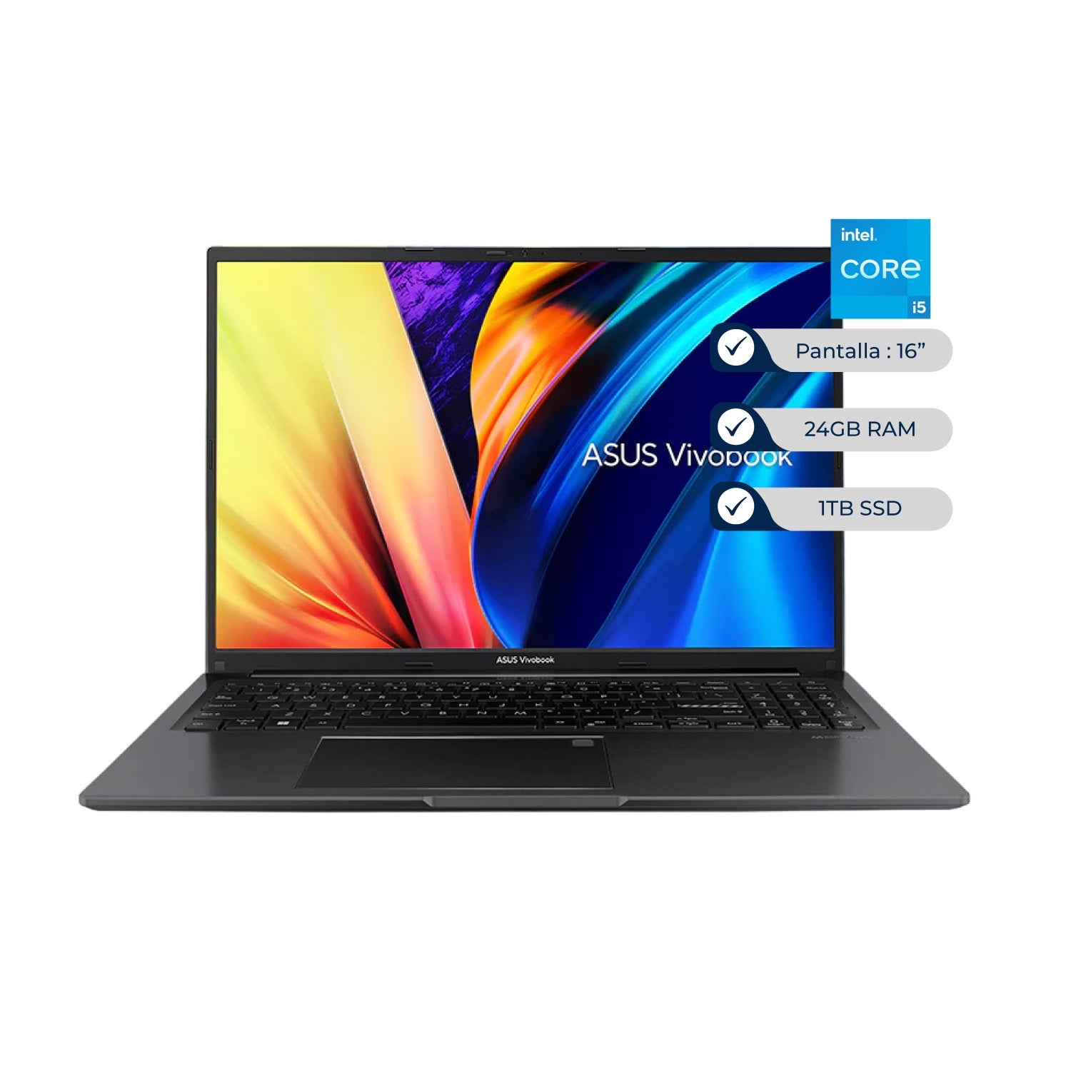 Laptop ASUS VivoBook X1605PA-MB048, Intel Core i5-11300H, 24GB, SSD 1TB, 16.0" WUXGA, FreeDOS (90NB0Z03-M00690)
