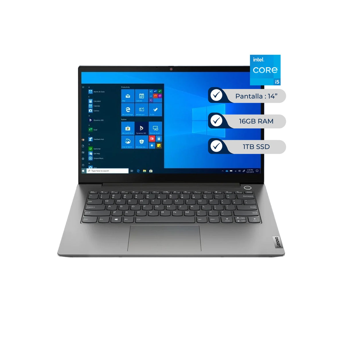 Laptop Lenovo ThinkBook 14 G2 ITL, Intel Core i5-1135G7, 16GB, SSD 1TB, 14" FHD, WIN10PRO (20VD007DLM)