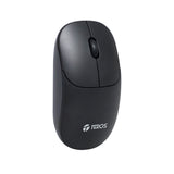 Mouse Optico Teros TE-1217S, Inalambrico, 1000dpi, 3 botones, Negro, 1 Año (TE-1217S)