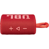 Parlante Portátil JBL Speaker Go3, Rojo, Bluetooth, (JBLGO3REDAM)