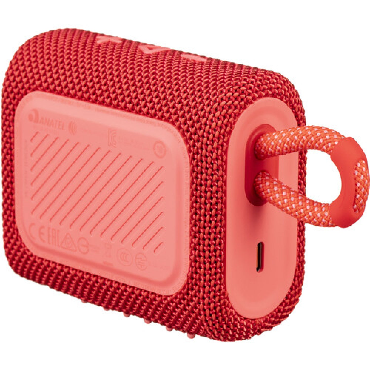 Parlante Portátil JBL Speaker Go3, Rojo, Bluetooth, (JBLGO3REDAM)