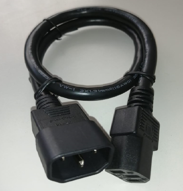 Cable Poder para Servidor DELL, C13-C14, 60cm (0VJT0P)