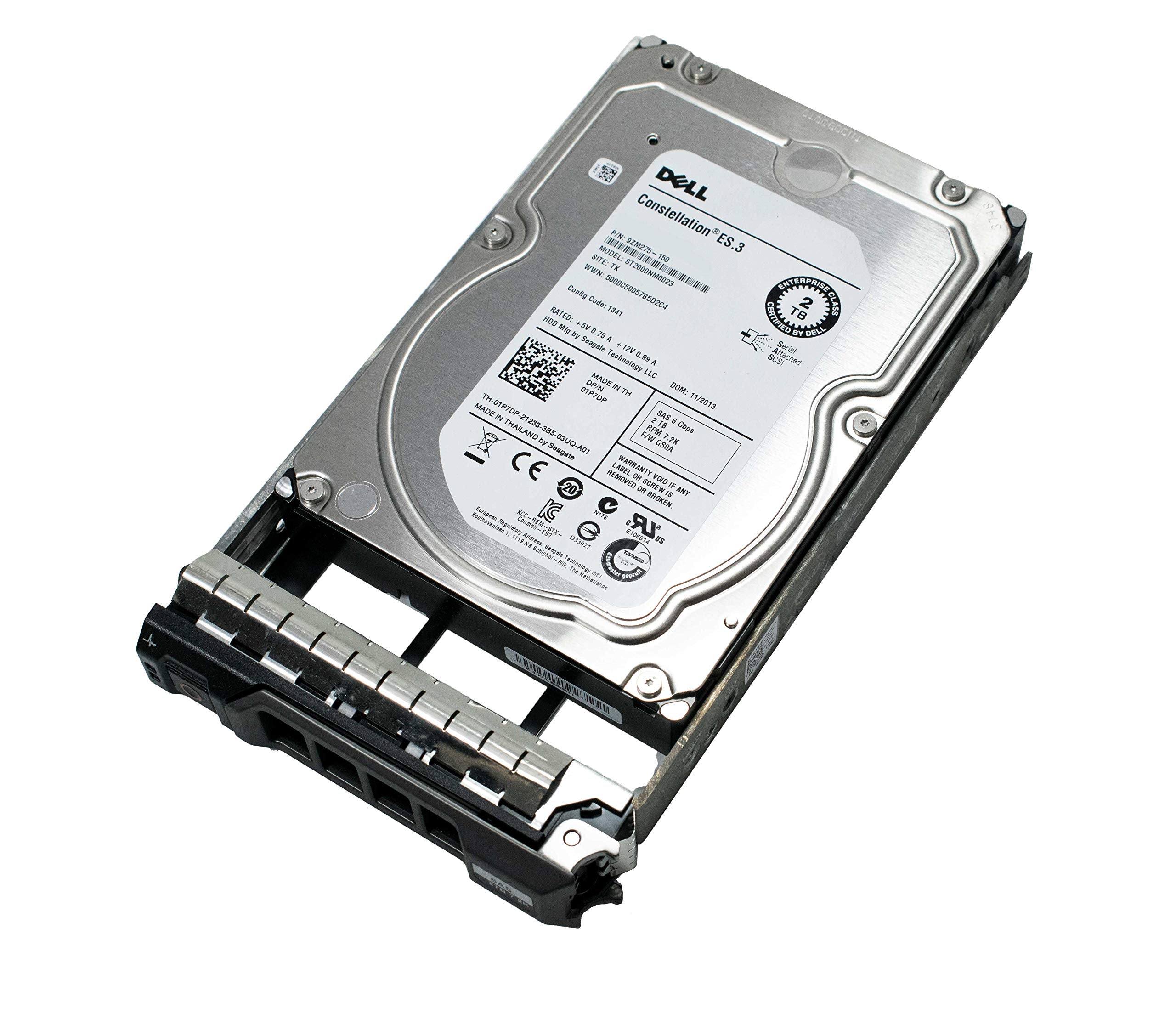 Disco Duro Servidor Dell 2TB, SATA 6Gbps, 7.2K 512n 3.5in Hot-Plug, Ensamble