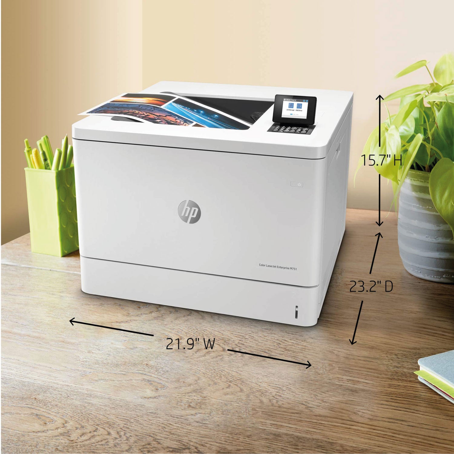 Impresora HP LaserJet Enterprise M751DN, Color, A3, LAN, USB, 1Y (T3U44A)