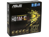MB ASUS H81M-E, Intel LGA1150, 4Gen, DDR3.