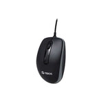 Mouse Optico Teros TE-1220S, USB, 1000dpi, 3 botones, Negro, 1 Año (TE-1220S)