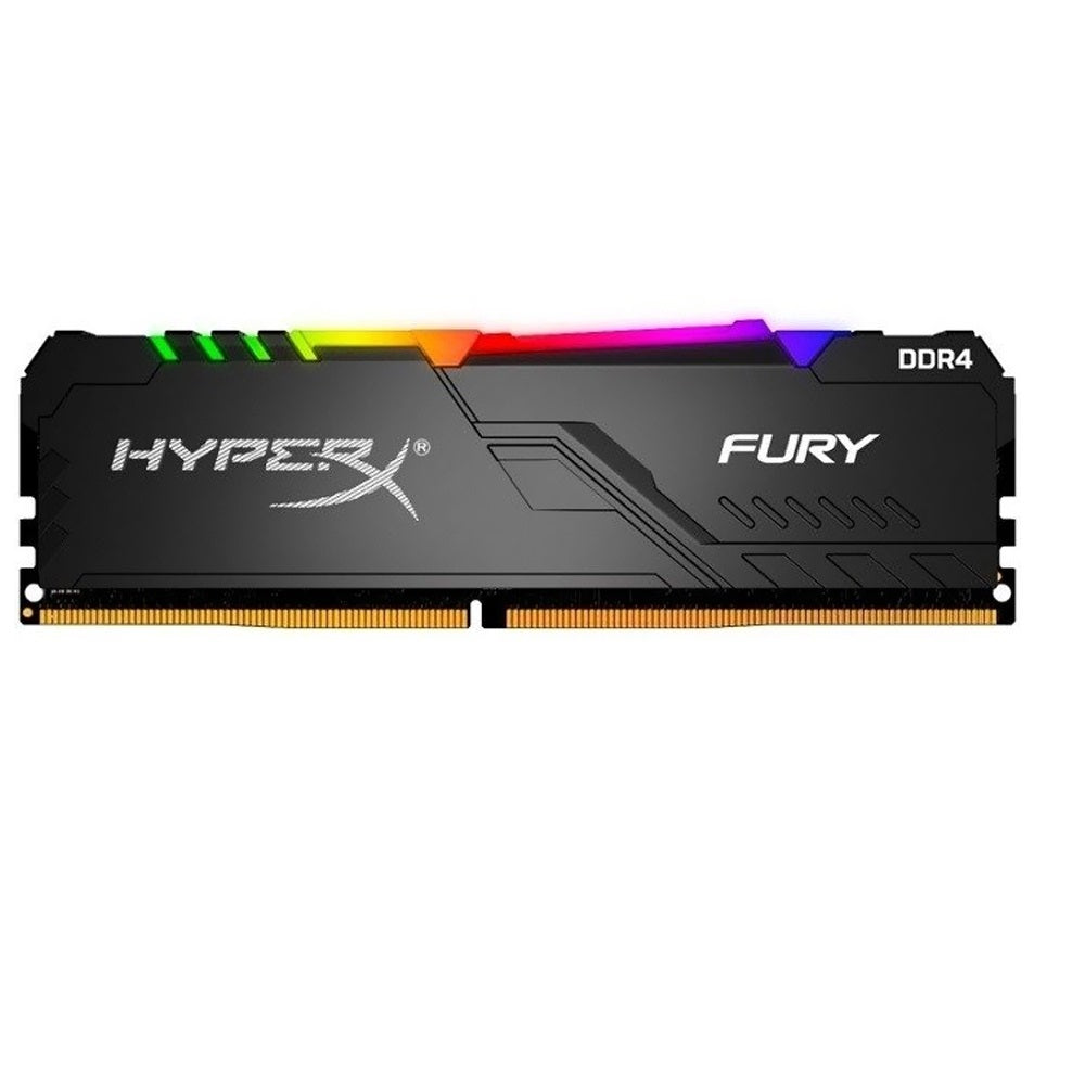 Memoria RAM UDIMM Kingston HyperX RGB Fury 8GB DDR4-3200 MHz CL16 1.35V.