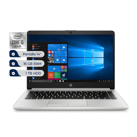 Laptop HP 348 G7 I5-10210U, 16GB, HDD 1TB, HD 14", FreeDOS, 1Y (2Q0D1LT) 1000