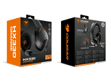 Audífono Gaming Cougar HX330 Orange c/Microfono, cancelacion de ruido, Mini-Phone (3H250P50O)