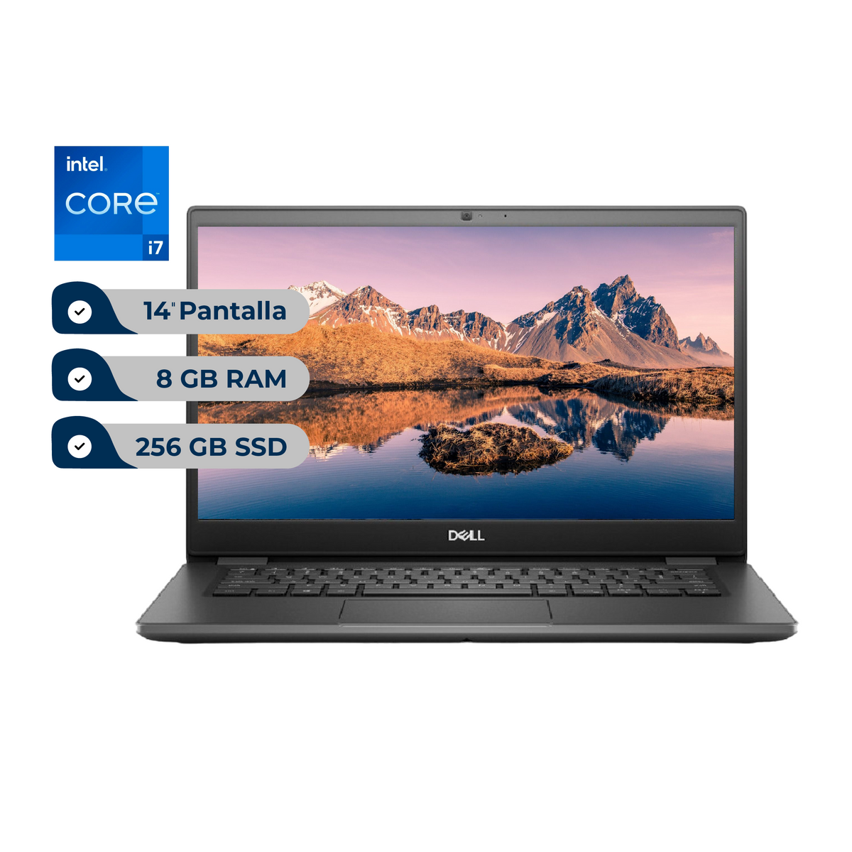 Laptop Dell Latitude 3410 Intel Core i7-10Gen, RAM 8GB, SSD 256GB, 14" FHD, W10Pro