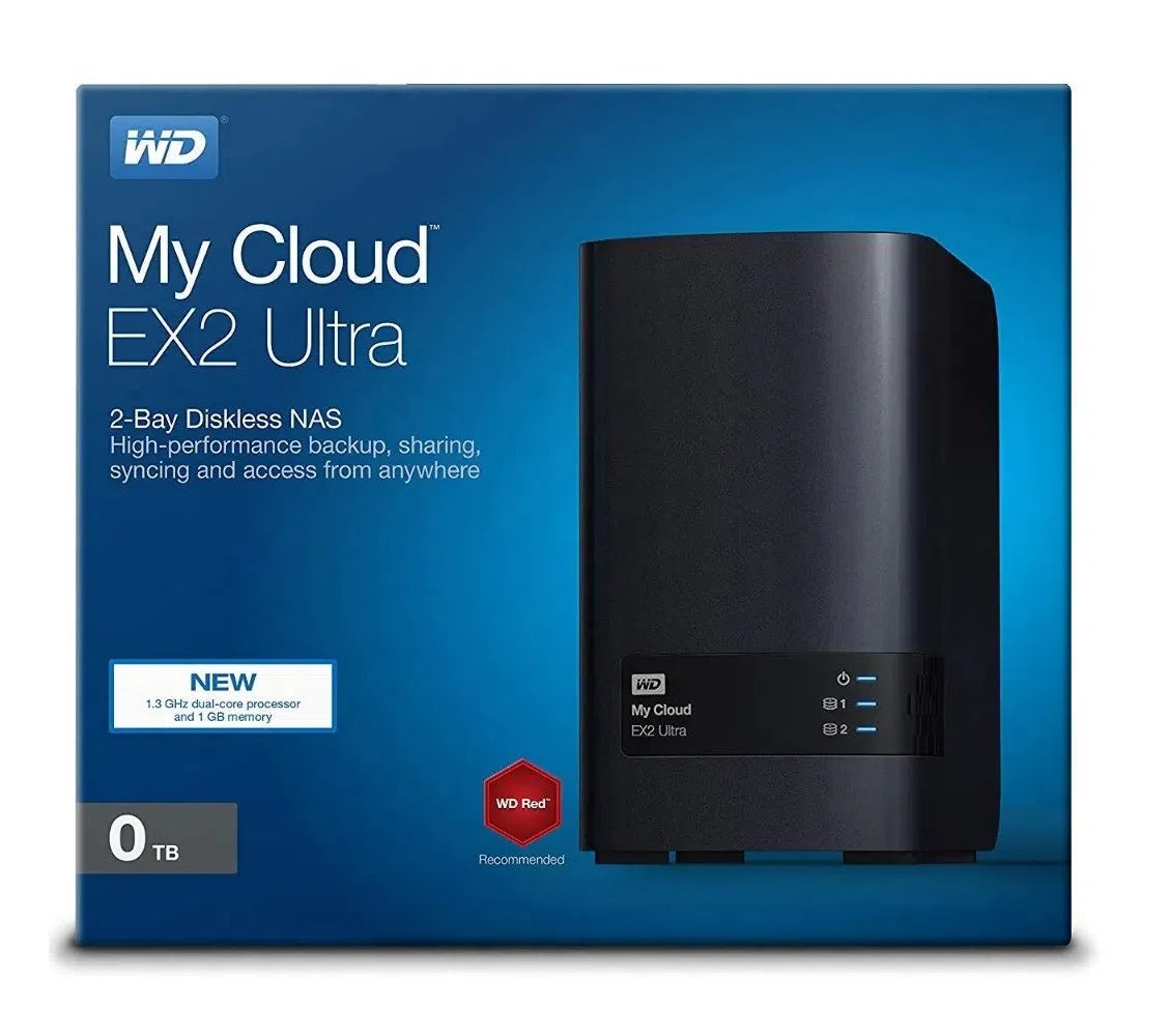Almacenamiento NAS Western Digital My Cloud Expert EX2, 8TB, Chasis, 2 años