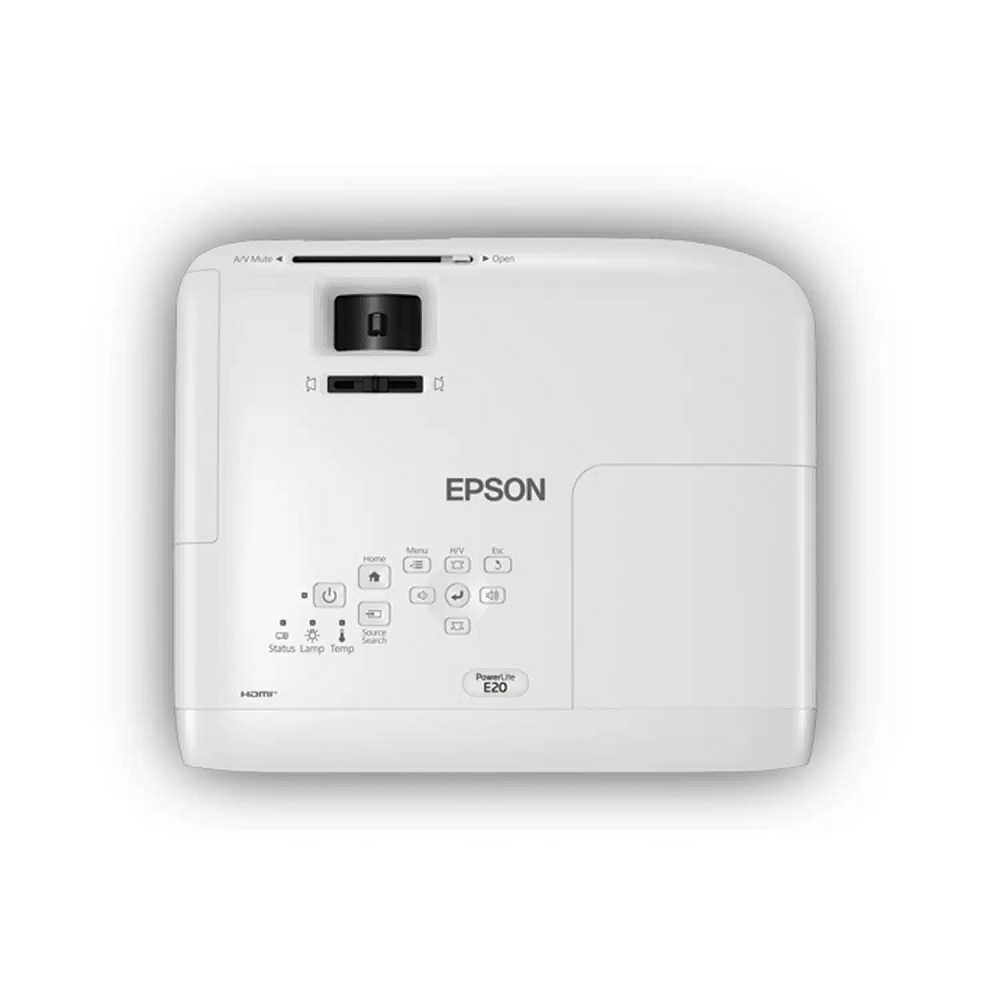 Proyector Epson PowerLite E20, 3400 Lumenes, 1024 X 768, XGA (V11H981020)