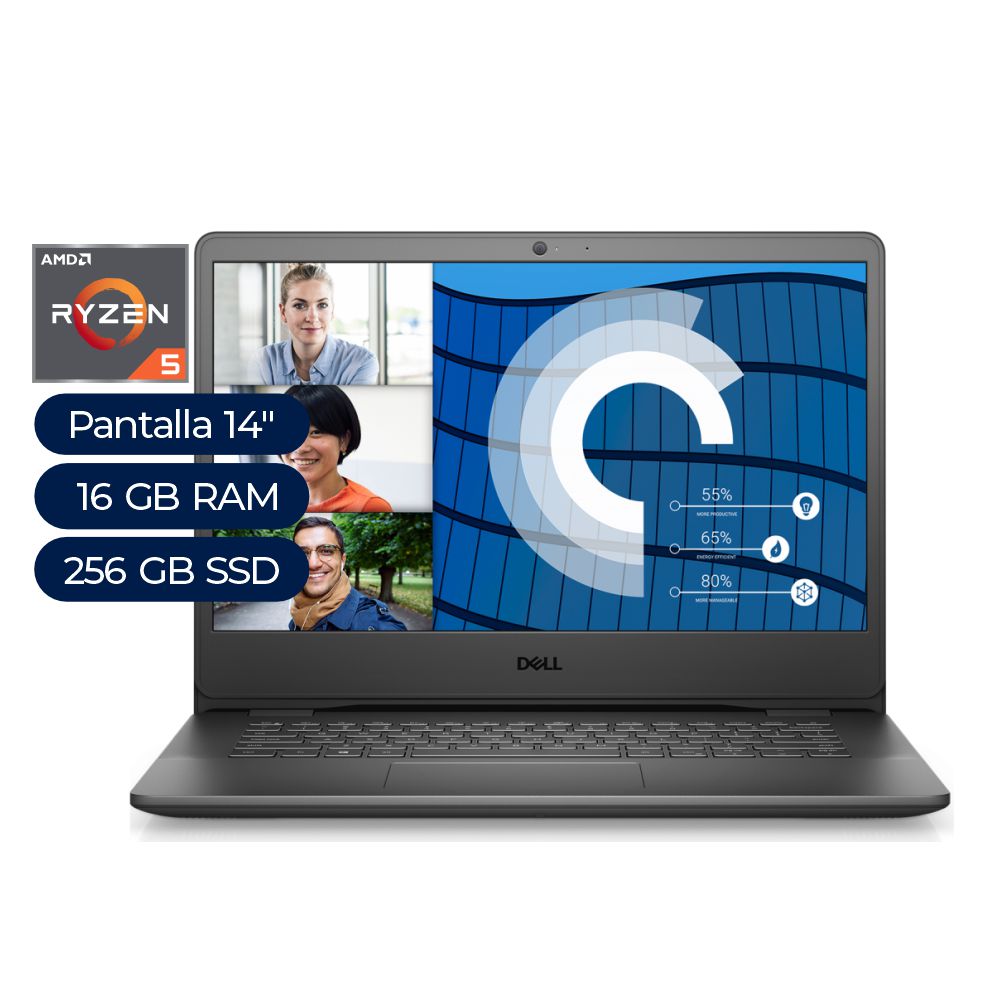 Laptop Dell Vostro 3405, Ryzen 5-3450U, 16GB, 256GB SSD, 14'' HD, Linux (YG53W)