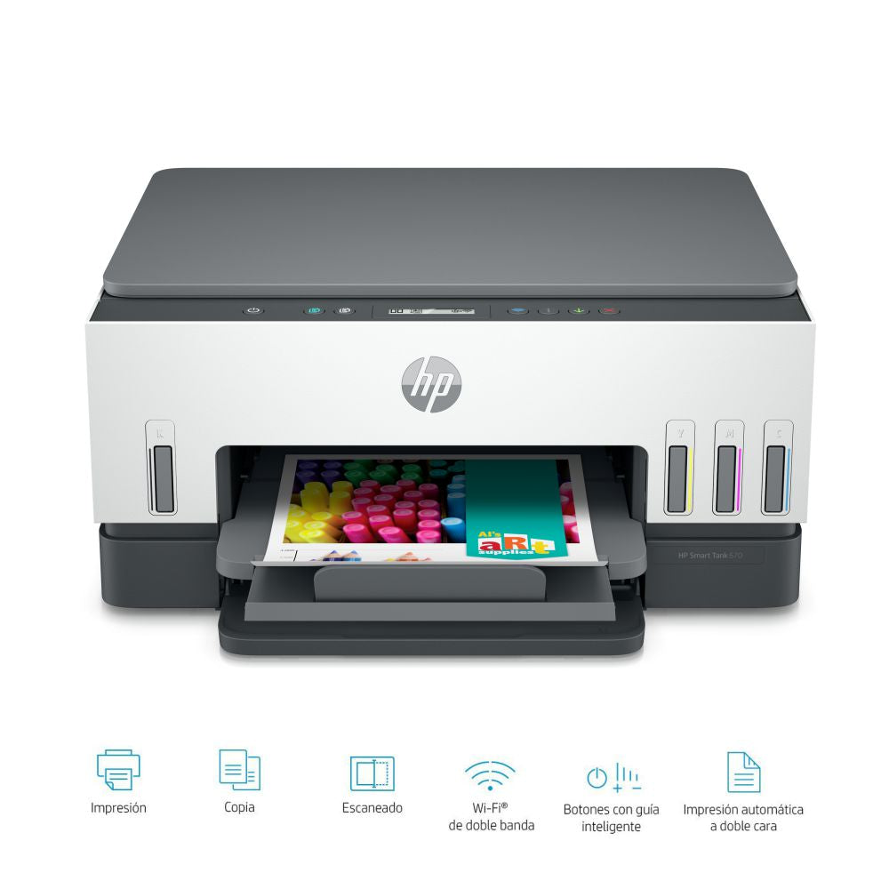 impresora smart tank 670 color blanco peru data