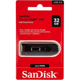 Memoria USB SanDisk CRUZER Glide, 32GB, USB 3.0