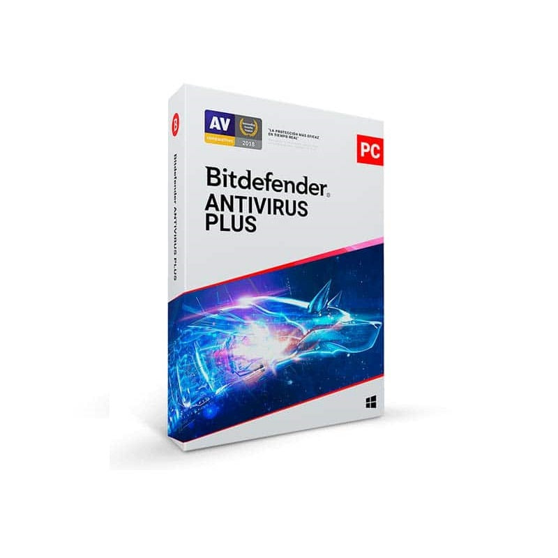 Bitdefender Antivirus Plus para Windows 1 año / 3 PCs - PERU DATA