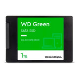Disco Solido Western Digital, Green, 1TB, Sata 6Gb/s, 545 MB/S, 2.5", 1Y, (WDS100T3G0A)