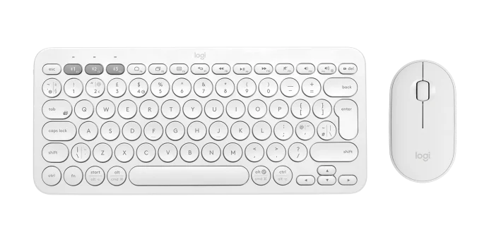 Kit Logitech teclado K380 multidispositivo+ Mouse PEBBLE M350