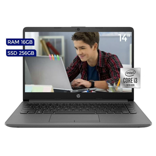 Laptop HP CF2519LA, Intel Core i3-10Gen, RAM 16GB, SSD 256GB, 14'' HD, FreeDOS (482R6LA) 1000
