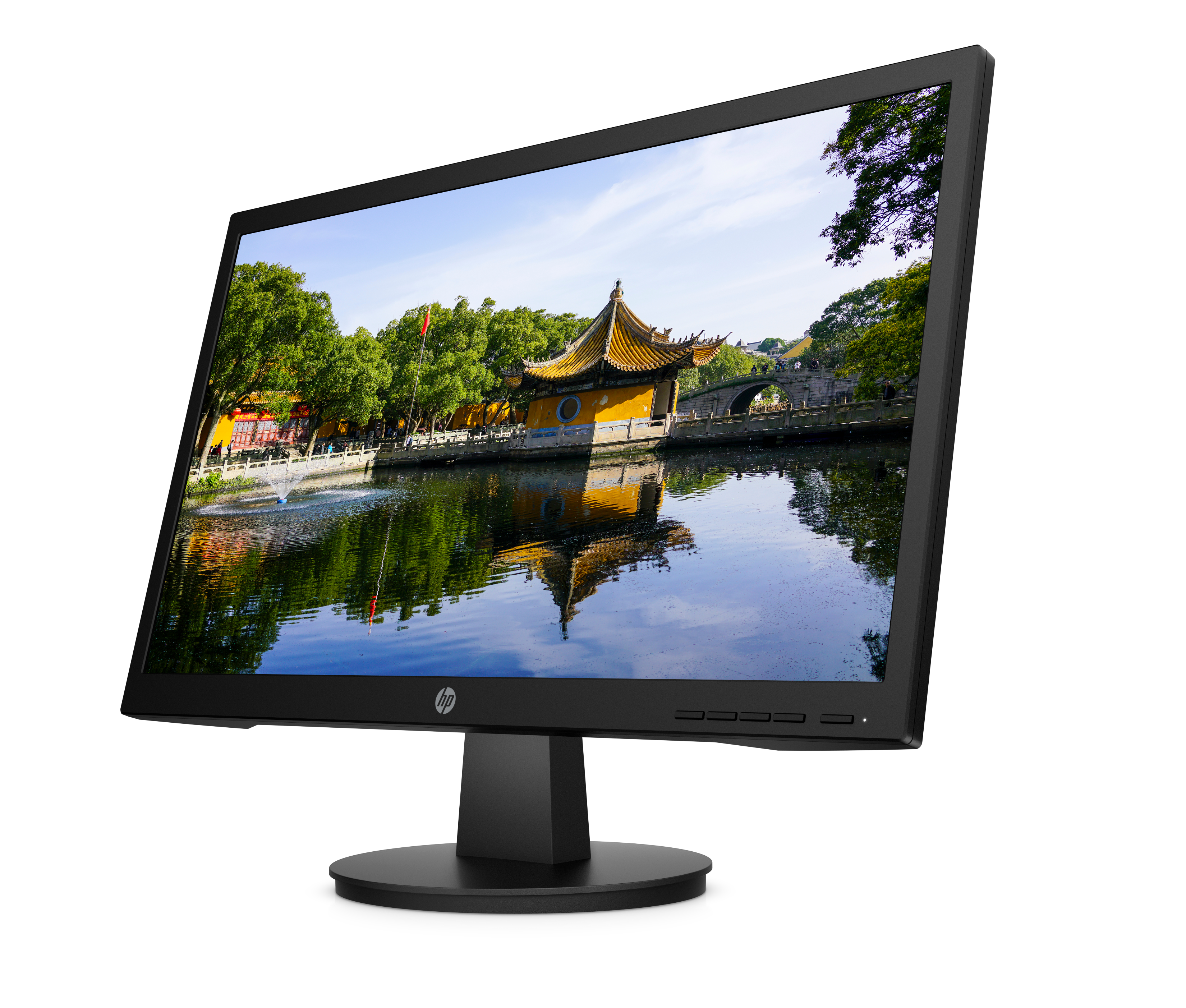 PC HP M01 F2004lam con procesador amd ryzen 5 solo monitor