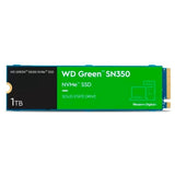 Disco Duro Solido Western Digital Green SN350, 1TB, NVMe, 3200 Mb/s, PCIe M.3,0 1Y, (WDS100T3G0C)