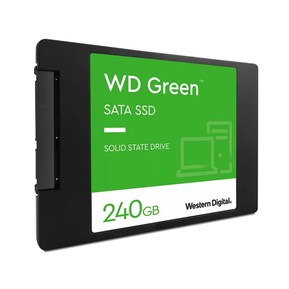 Disco Duro Solido Western Digital, Green, 240GB, Sata 2.5'', 545Mb/s